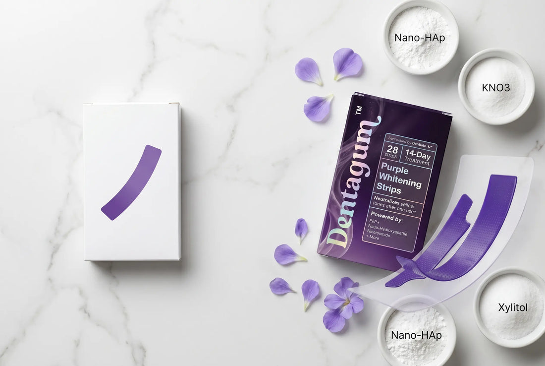HiSmile vs Dentagum Purple Whitening Strips: Compared