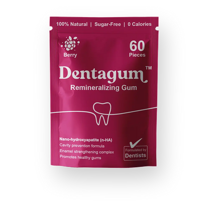 Remineralizing Gum with Nano-Hydroxyapatite & Xylitol Dentagum