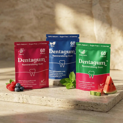 Remineralizing Gum with Nano-Hydroxyapatite & Xylitol Dentagum